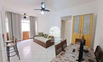 Apartamento com 1 dormitório no Centro do Guarujá na segunda quadra da Praia das Pitangueiras