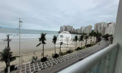 Apartamento de 3 dormitórios sendo 1 suíte frente mar na Praia das Astúrias.