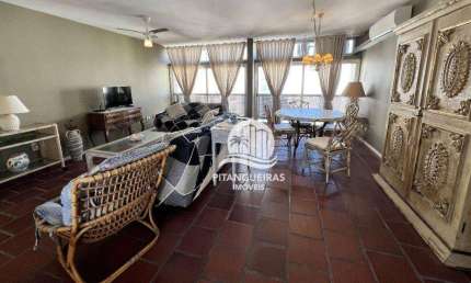 Apartamento com 4 dormitórios para alugar, 134 m²- Pitangueiras - Guarujá/SP