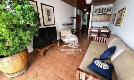 Apartamento com 2 dormitórios para alugar, 100 m² - Pitangueiras - Guarujá/SP