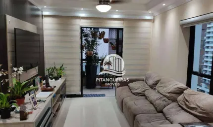 APARTAMENTO AMPLO COM LAZER E 2 VAGAS DE GARAGEM, 3 QUADRAS DA PRAIA DAS PITANGUEIRAS
