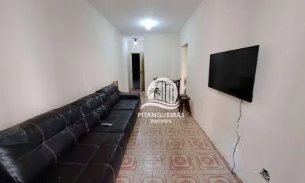 Apartamento com 1 dormitório no centro do guarujá na segunda quadra da praia das pitangueiras