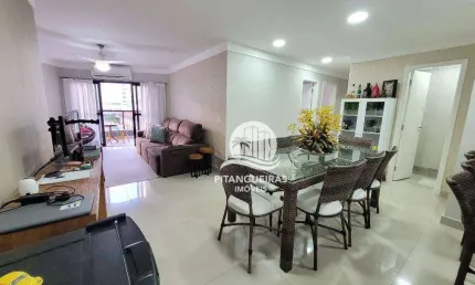 Apartamento com 4 dormitórios à venda, 140 m² - pitangueiras - guarujá/sp