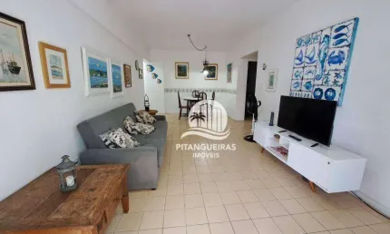 Apartamento com 2 dormitórios para alugar, 90 m² por R$ 3.802,00/mês - Tombo - Guarujá/SP