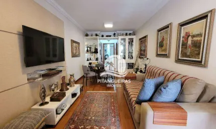 Apartamento com 2 dormitórios à venda, 90 m² - pitangueiras - guarujá/sp