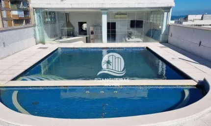 Cobertura com 5 dormitórios à venda, 360 m² - pitangueiras - guarujá/sp