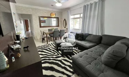 Apartamento com 2 dormitórios à venda, 90 m² - astúrias - guarujá/sp