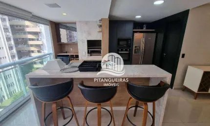 Apartamento com 3 dormitórios à venda, 109 m² - pitangueiras - guarujá/sp
