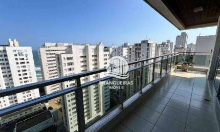 Apartamento com 3 dormitórios à venda, 140 m² - Pitangueiras - Guarujá/SP