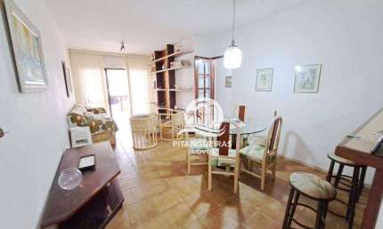 Apartamento amplo mobiliado 2 vagas de garagem 1 quadra da praia