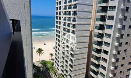 Apartamento amplo mobiliado 2 vagas de garagem na quadra da praia
