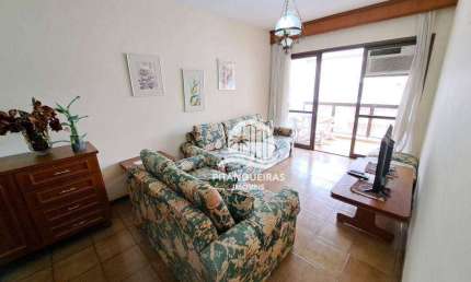 Apartamento amplo mobiliado 2 vagas de garagem 1 quadra da praia