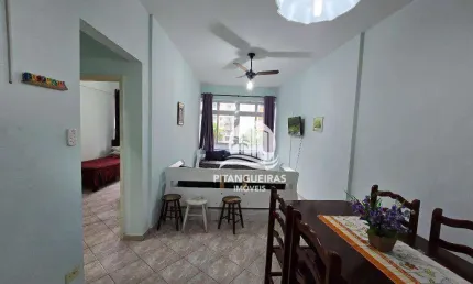 Apartamento com 1 dormitório à venda, 45 m² - Pitangueiras - Guarujá/SP