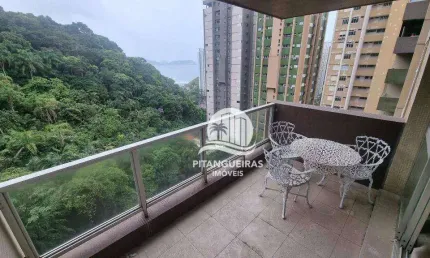 Apartamento com 4 dormitórios à venda, 140 m² - pitangueiras - guarujá/sp