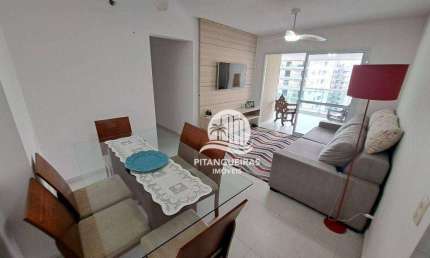 Apartamento com 3 dormitórios à venda, 102 m² - Pitangueiras - Guarujá/SP