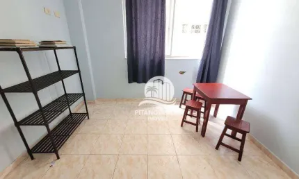 Apartamento com 1 dormitório para alugar, 50 m² - pitangueiras - guarujá/sp