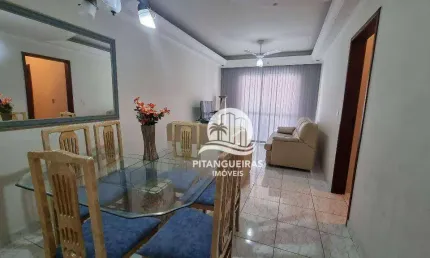 Apartamento com 2 dormitórios para alugar, 75 m² - Pitangueiras - Guarujá/SP