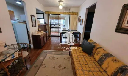 Apartamento com 2 dormitórios à venda, 68 m² por r$ 390.000,00 - pitangueiras - guarujá/sp