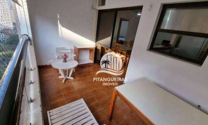 Apartamento com 2 dormitórios à venda, 69 m² por R$ 450.000,00 - Pitangueiras - Guarujá/SP