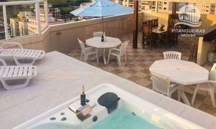Cobertura com 4 dormitórios à venda, 120 m² por R$ 750.000,00 - Tombo - Guarujá/SP