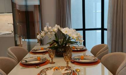 Sobrado em Condominio Novo - Mobiliado e decorado - AGUA VERDE