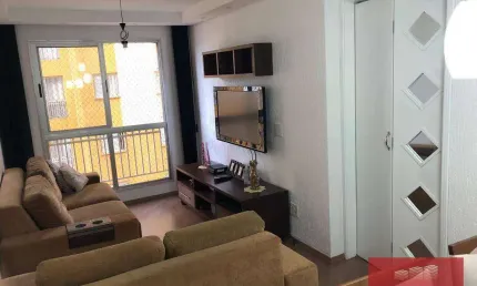 Apartamento mobiliado  com 2 dormitórios, 55 m² - venda por r$ 315.000 ou aluguel por r$ 1.820/mês - jardim são judas tadeu - guarulhos/sp