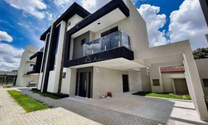 Casa em condomínio fechado com 3 quartos à venda na Rua Jorge de Poli, 113, Xaxim, Curitiba, 140 m2 por R$ 850.000