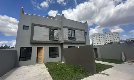 Casa em condomínio fechado com 3 quartos à venda na rua victor hugo, 721, lindóia, curitiba, 144 m2 por r$ 599.000