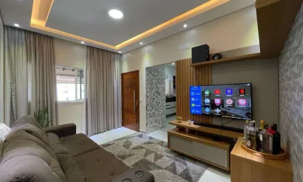 Casa para venda em Jardim Residencial Nova Veneza de 137.00m² com 3 Quartos, 1 Suite e 2 Garagens