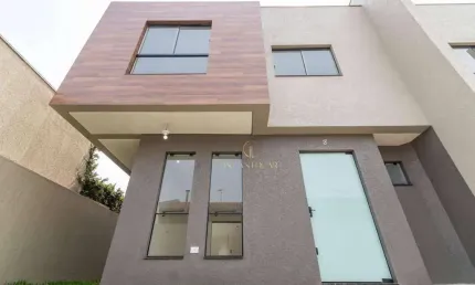 Sobrado tríplex em condomínio no uberaba – 110m², 3 dormitórios (01 suíte), terraço com área gourmet e 2 vagas | r$ 679.000