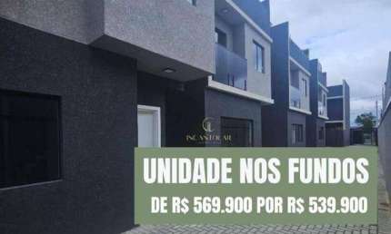 Sobrado em Condomínio à venda no Alto Boqueirão com 03 dormitórios (1 Suíte com Sacada) , 93m² privativos + Terraço de 34m².  De R$ 569.900,00 por R$
