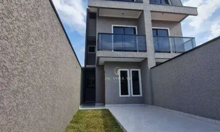 Sobrado com Ático à venda no Sítio Cercado -3 Dormitórios (1 Suíte com espaço closet), 102 m², 2 Vagas | Minha Casa Minha Vida | R$ 499.000,00