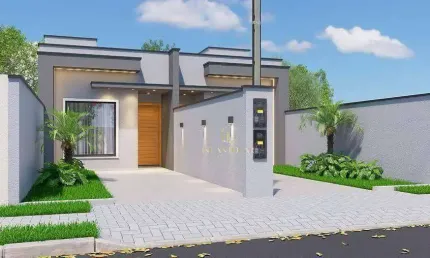 Casa térrea à Venda no Sítio Cercado | 2 Dormitórios, Espaço gourmet, 1 Vaga, 47m², R$ 320.000, Se enquadra no programa Minha Casa Minha Vida.