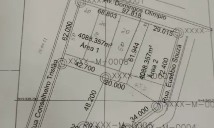 Terreno comercial à venda na Rua Domingos Olímpio, 185, José Bonifácio, Fortaleza