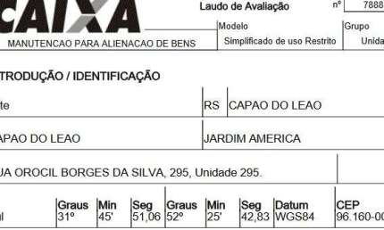Oportunidade Única em CAPAO DO LEAO - RS | Tipo: Terreno | Negociação: Venda Direta Online  | Situação: Imóvel