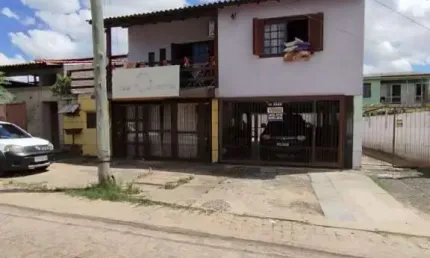 Sobrado de 2 dormitórios c/ 3 vagas cobertas, passo do feijó, alvorada, rs.
