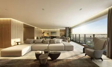 Apartamento tipo para venda em Indianópolis com 4 quartos, sendo 4 suítes, 300m²