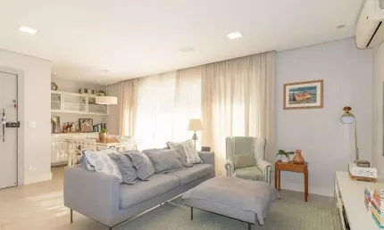 Apartamento tipo para venda em moema com 2 quartos, sendo 1 suíte, 114m²