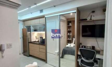 Apartamento à venda em São Paulo, Moema, com 1 quarto, com 20 m²