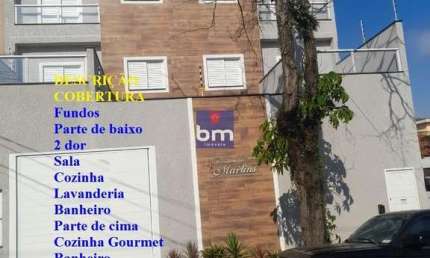 Apartamento à venda em Santo André, Vila Linda, com 2 quartos, com 50 m², residencial martins