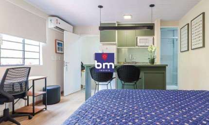 Loft para locação em São Paulo, Vila São Francisco (Zona Sul), com 1 quarto, com 40 m²