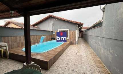 Casa à venda em Mongaguá, Agenor de Campos, com 2 quartos, com 109.49 m²