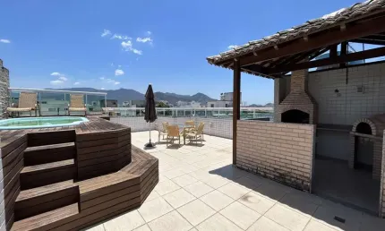 Cobertura duplex com 3 suítes e piscina à venda no recreio - rj