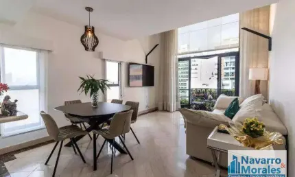 Apartamento Duplex com 1 dormitório à venda, 75 m² por R$ 1.490.000 - Itaim - São Paulo/SP