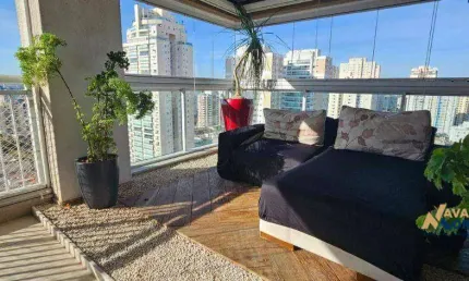 Apartamento com 4 dormitórios, 206 m² - venda por r$ 3.500.000 ou aluguel por r$ 21.500/mês - vila romana - são paulo/sp