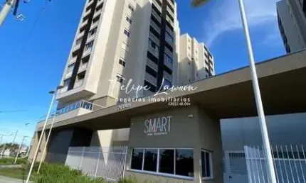 Apartamento novo 2 dormitórios sendo suite  com sacada em andar alto