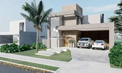 Casa nova 3 suítes fundo para o lago condomínio veredas