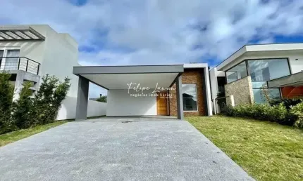 Casa nova térrea no Alphaville com 3 quartos e 193m² construidos