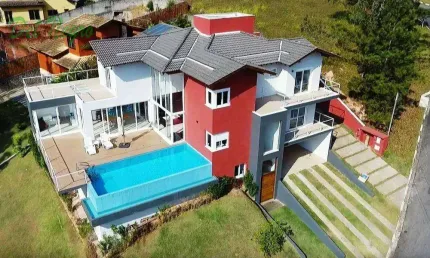 Casa com 4 dormitórios à venda, 550 m² - Parque das Artes, Granja Viana.
