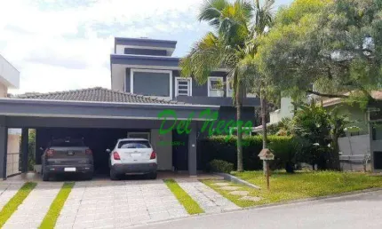 Casa com 4 dormitórios à venda, 503 m² - reserva do moinho, granja viana.